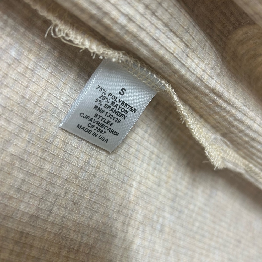CJLA CJ’s Favorite Ribbed Cardigan - Picture 3 of 3